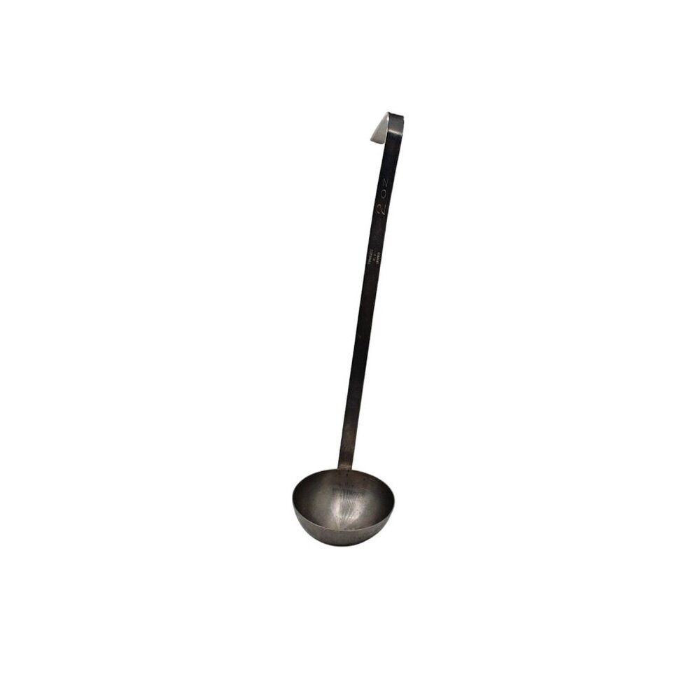 Stainless Steel Sauce Ladle With Hooked Handle, 2-Ounce